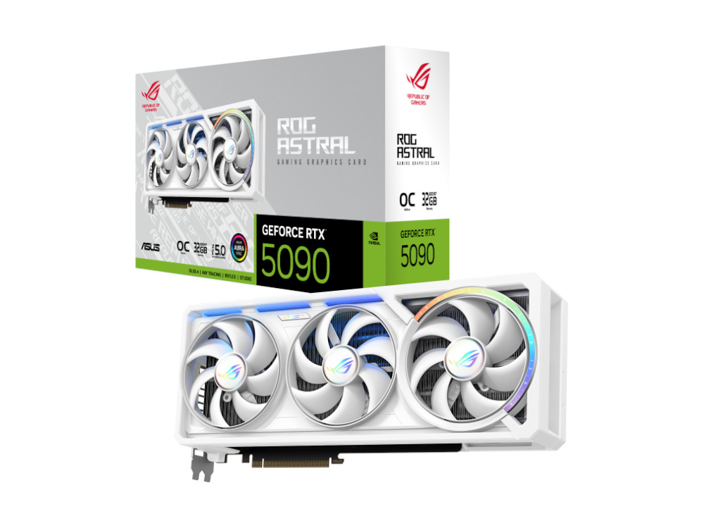 GAM AMD 9950X3D RTX5090-ASTRAL-32GB ANTEC C7 WHITE PREBUILT GAMING PC VCA RTX5090 O32G ROGAS W
